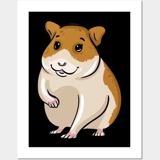 Hamster Wall Art by LetsBeginDesigns